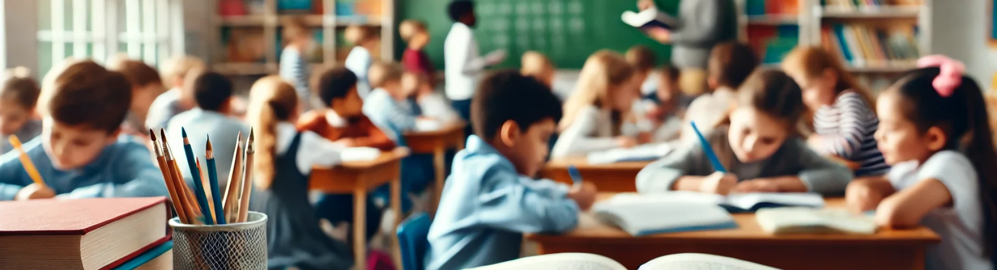 students studying in creative mission academy