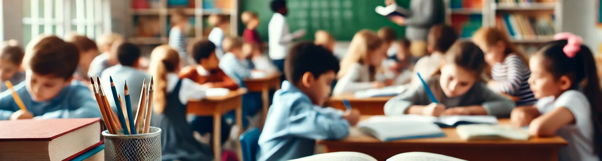 students studying in creative mission academy