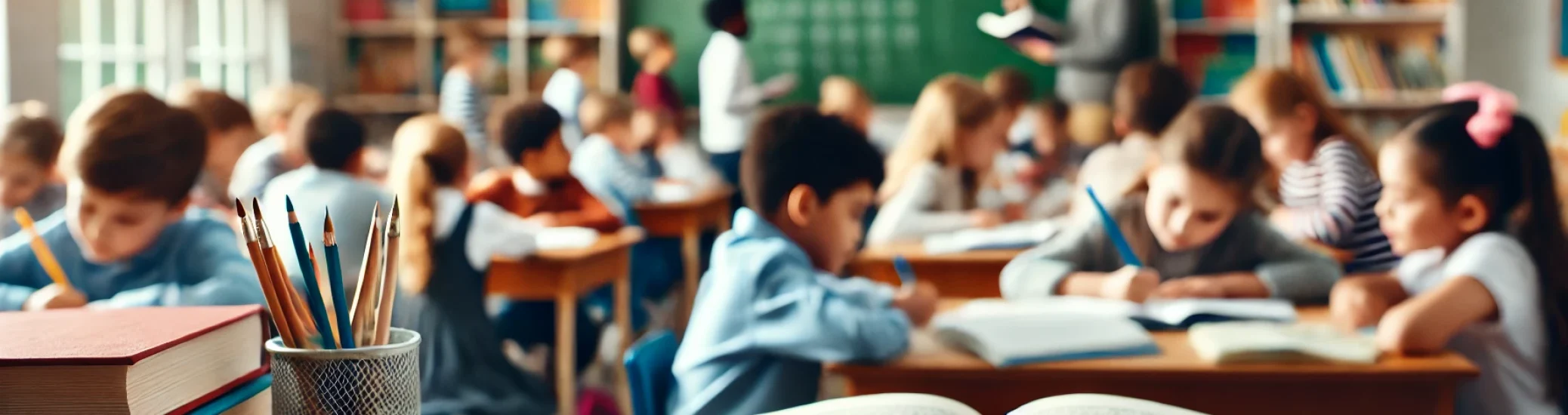 students studying in creative mission academy