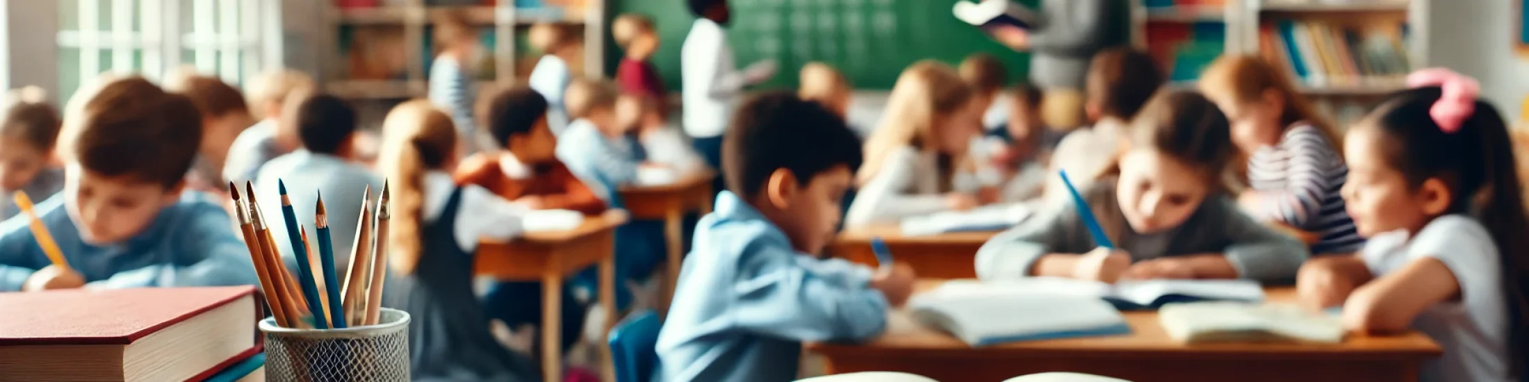 students studying in creative mission academy